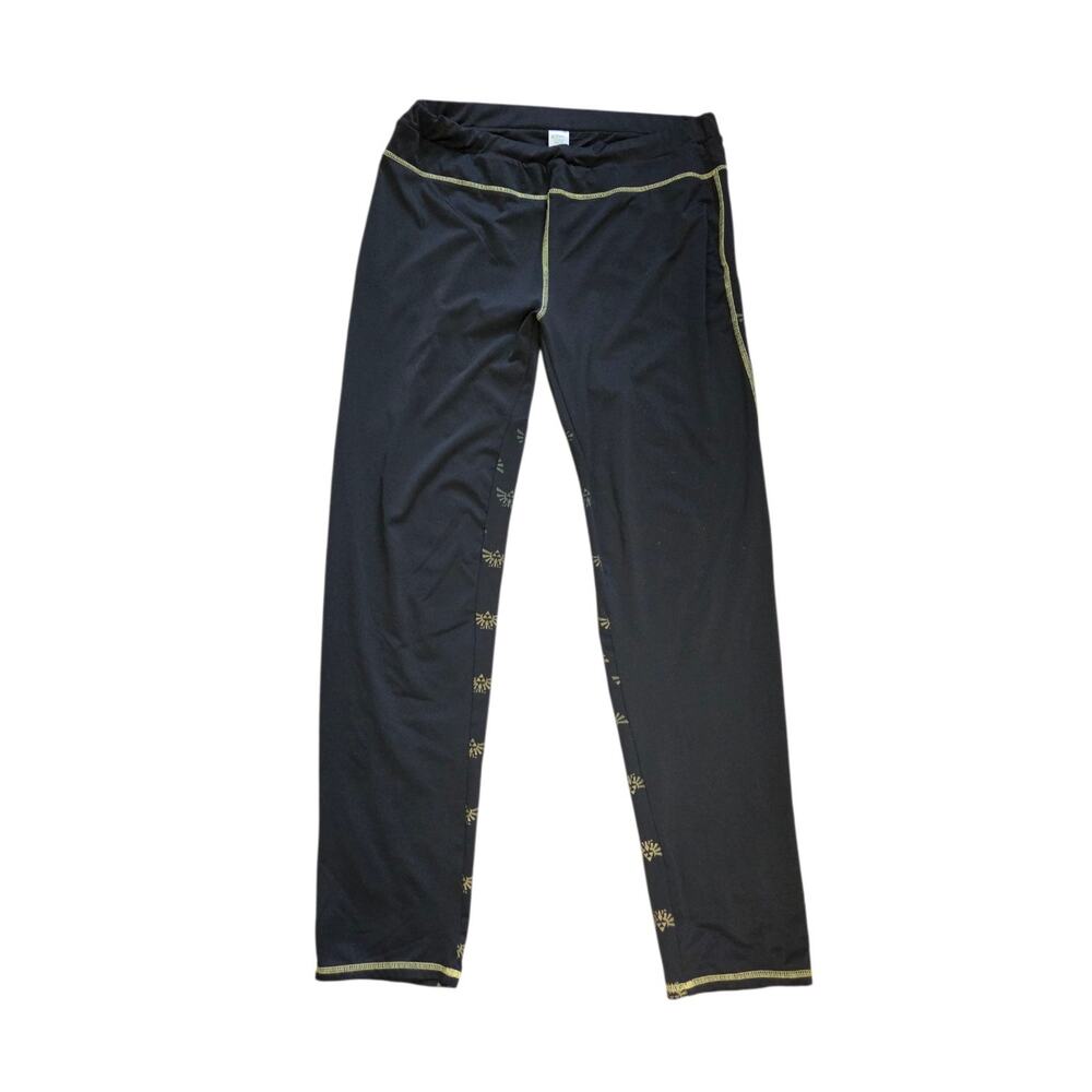 Legend of Zelda Black Nintendo Leggings, Plus Size 3XL